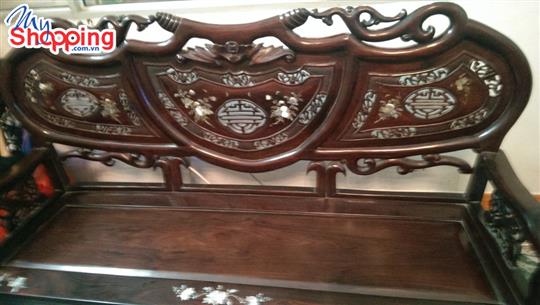 Bán bộ bàn ghế gỗ Trắc lâu năm 130tr 