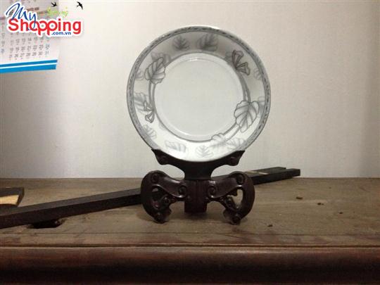 Giá kê đĩa gỗ gụ 
