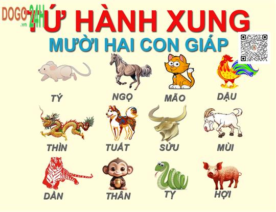 Tứ Hành Xung Trong 12 con giáp là gì?