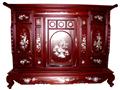 Tủ thờ khảm trai