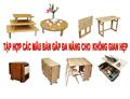 Tổng Hợp Các Mẫu Bàn Gấp Đa Năng Cho Không Gian Hẹp