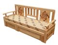 Ghế Kéo Ra Thành Giường Tựa Lưng 3D Có Đệm (Mã:GGK10D)