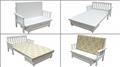 Giường Kết Hợp Với Ghế Ba Khúc (Snow White) (Mã GG20T)