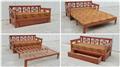 Ghế Sofa Giường Gỗ Có Đệm (Mã:GGK14D)