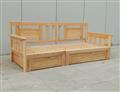 Ghế Sofa Giường Gỗ Kích Thước Lớn (Mã:GGK03L)