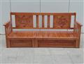 Ghế Sofa Giường Gỗ 3D Màu Cánh Gián (Mã: GGK08M)