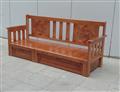 Ghế Sofa Giường Gỗ 3D Màu Cánh Gián (Mã: GGK08M)