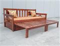 Ghế Sofa Giường Gỗ Kích Thước Lớn có đệm (GGK04LD)